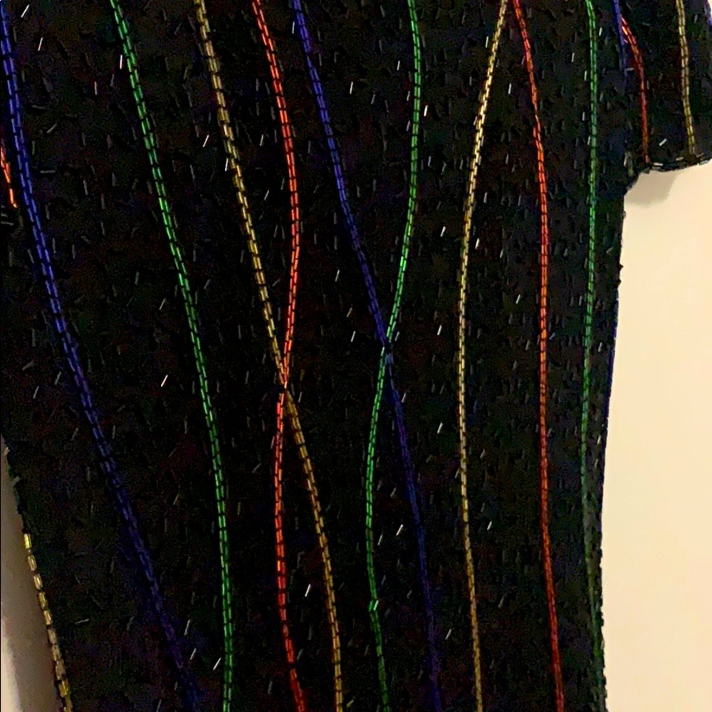 Beaded vintage cocktail  dress.
